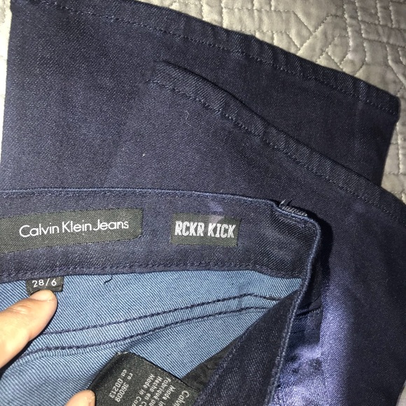 Ck Rocker Kick Jeans Super Dark Denim 